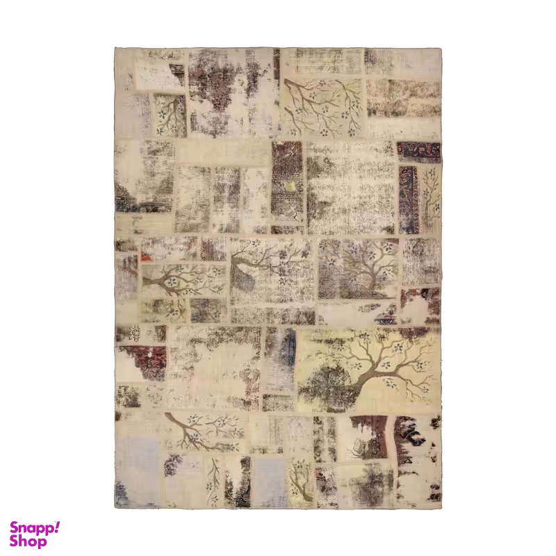 کلاژ فرش دستبافت طرح وینتیج کد 101