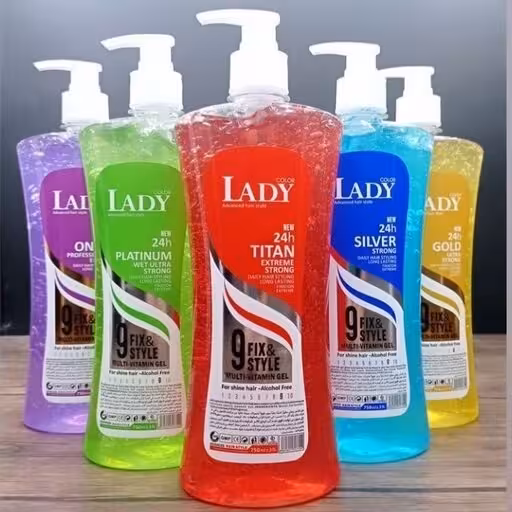 ژل مو لیدی حجم 750 میلی لیتر LADY