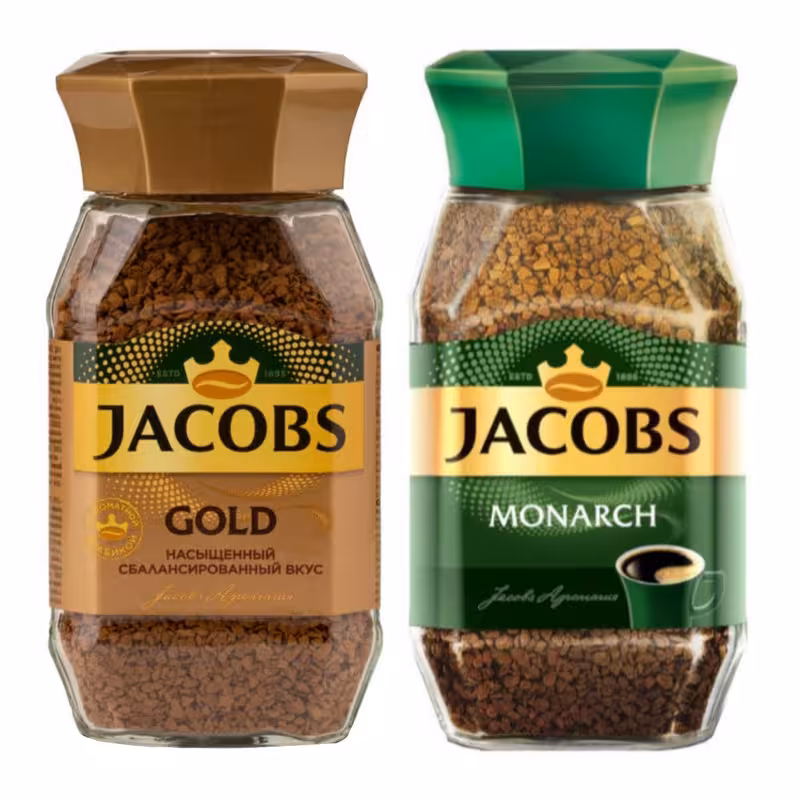 قهوه فوری گُلد و مونارک جاکوبز - مجموعه 2 عددی