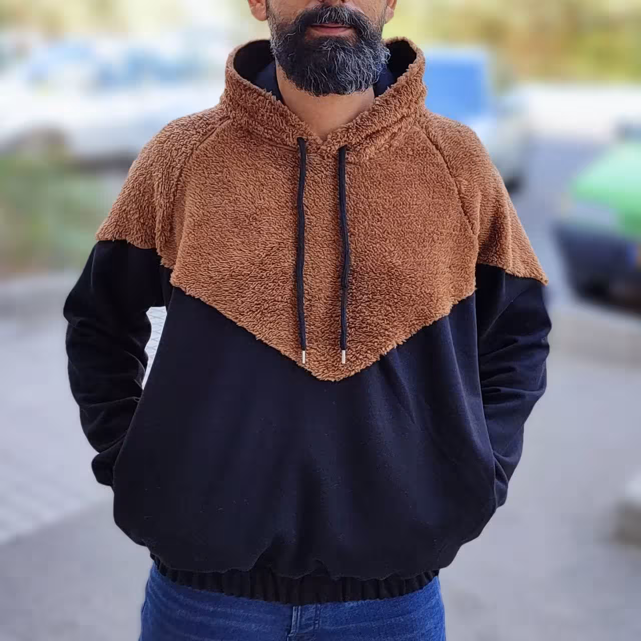 هودی دورس سه نخ کلفت طرح تدی