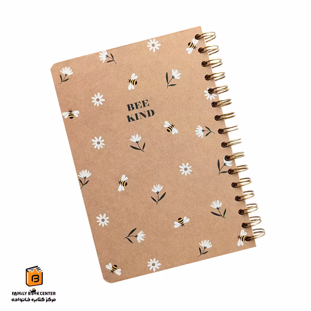 دفتر جدید خط دار طرح زنبور و گل دات نوت (dotnote)