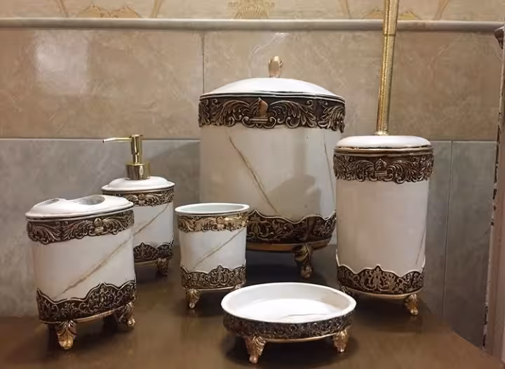 ست سرویس لوازم بهداشتی رزین کد 102371