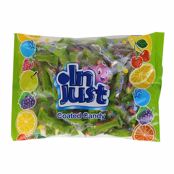 تافی روکش دار اینجاست دراژه مدلcoated candy بسته 400 گرمی
