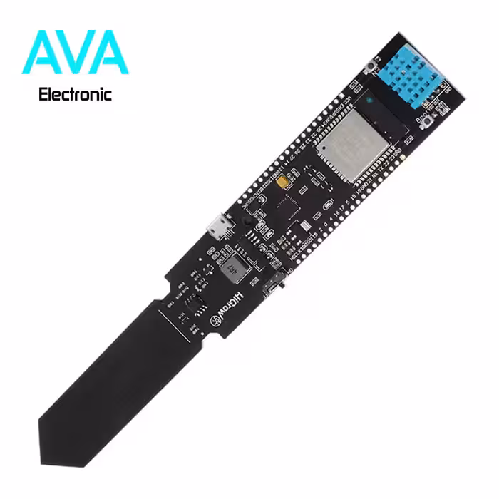 ماژول Higrow مبتنی بر تراشه ESP32 ، دارای وایفا ، بلوتوث و سنسور دما و رطوبت خاک