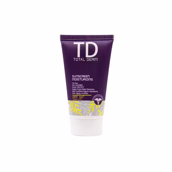 کرم ضد آفتاب ضد لک SPF50 توتال درم