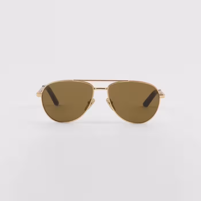 قیمت و خرید عینک آفتابی فریم طلایی مات با لنز زیتونی پرادا مدل SPRA54_E1BK_FE01T_C_060 اورجینال