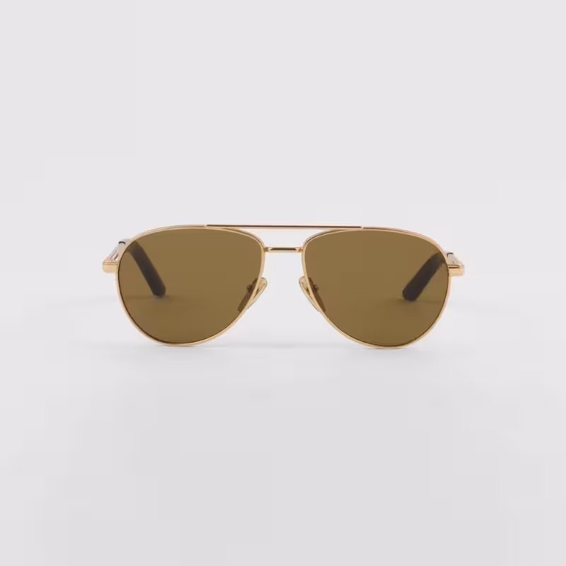 قیمت و خرید عینک آفتابی فریم طلایی مات با لنز زیتونی پرادا مدل SPRA54_E1BK_FE01T_C_060 اورجینال