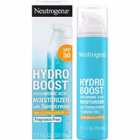 کرم ضد آفتاب و مرطوب کننده هیالورونیک اسید نوتروژینا مدل Hydro Boost SPF50