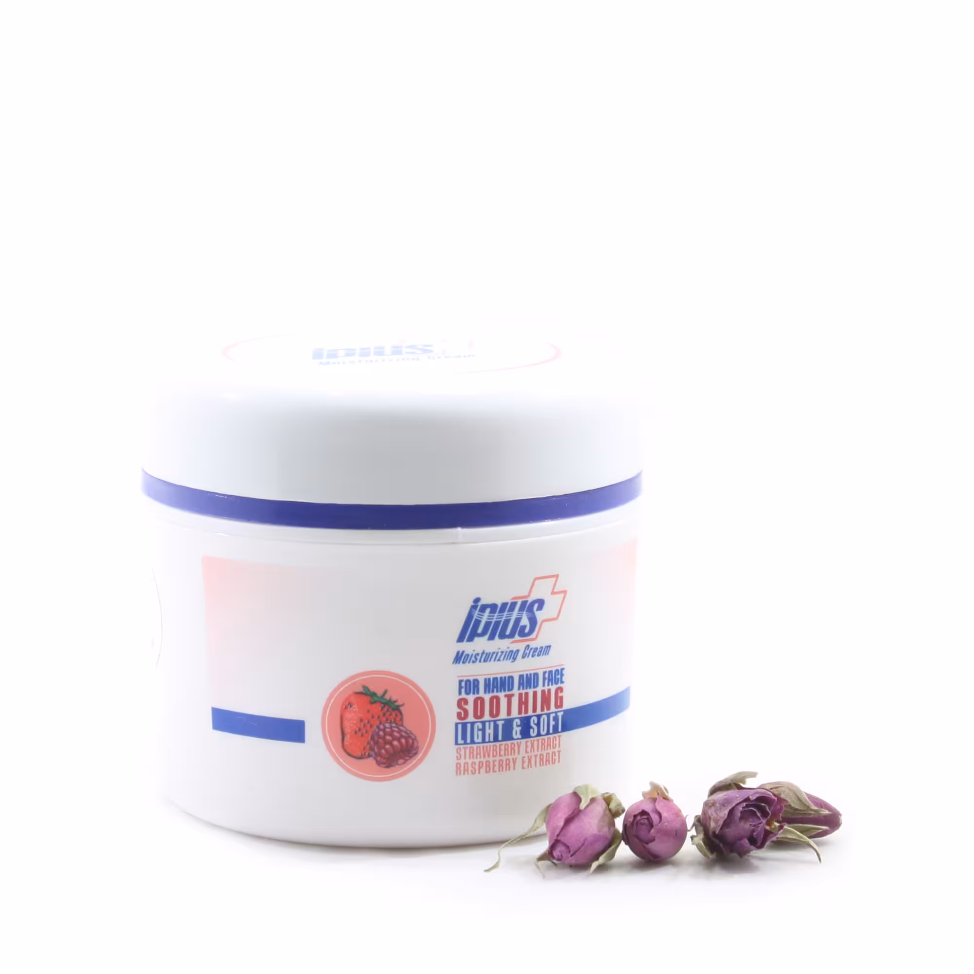 کرم مرطوب کننده دست و صورت با عصاره تمشک و توت فرنگی آی پلاس