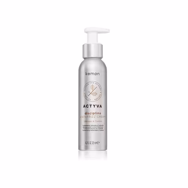 کرم مو ضد وز کمون مدل Disciplina Anti Frizz Cream حجم 125 میل Kemon Actyva Disciplina Anti Frizz Cream