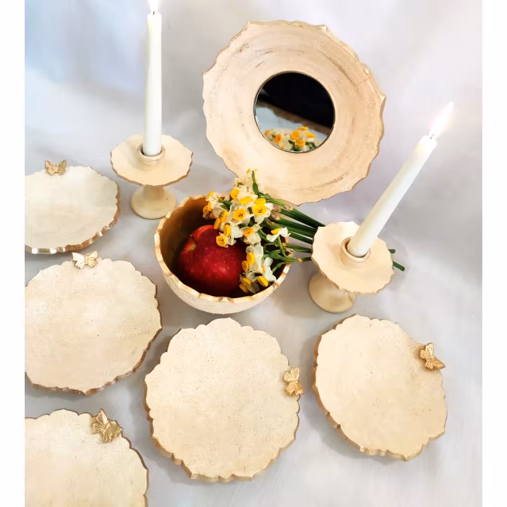 ست هفت سین سفالی پتینه