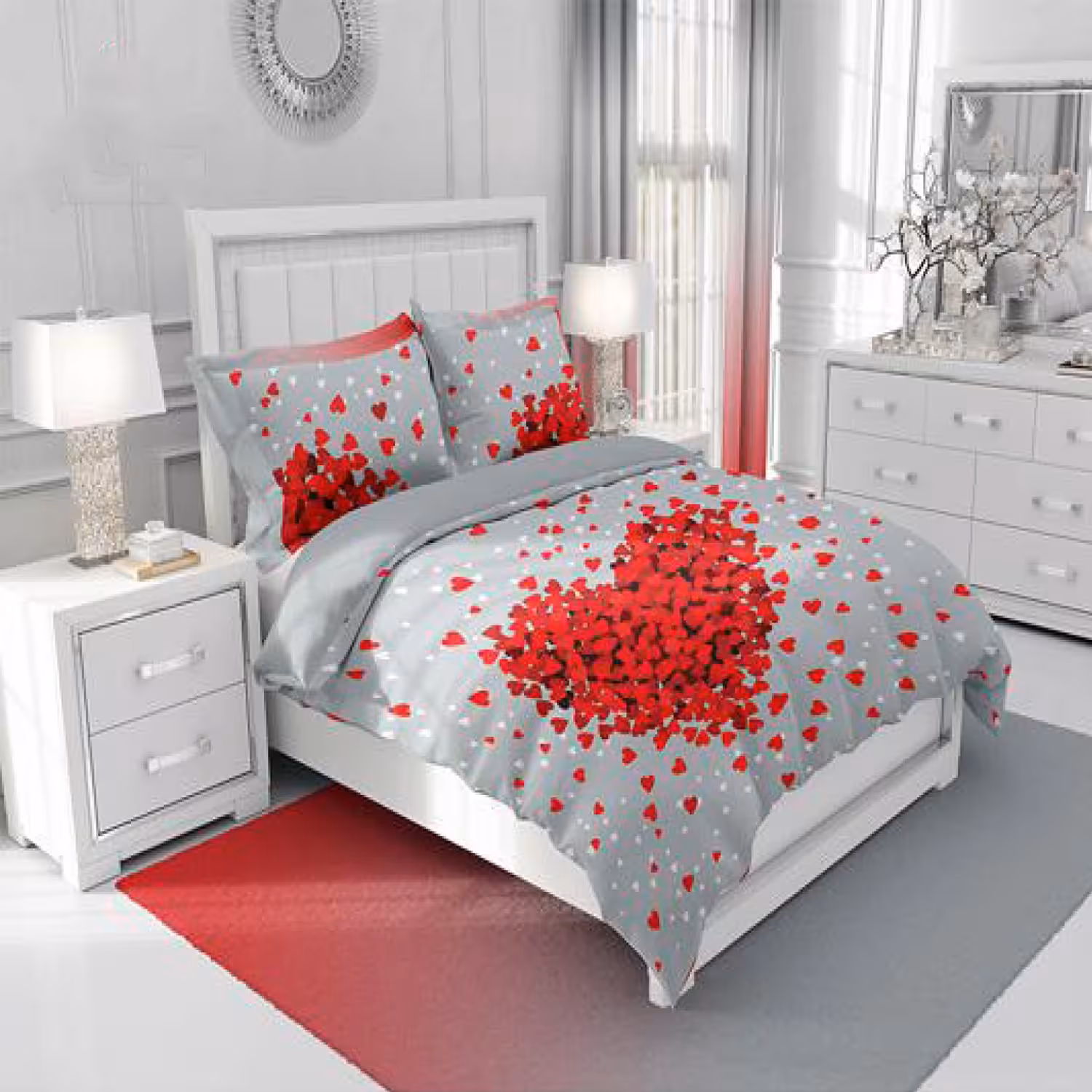 سرویس روتختی سه‌بعدی چیداری مدل 4005