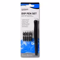 ست قلم فلزی الخطاط 5 نوک الیزا