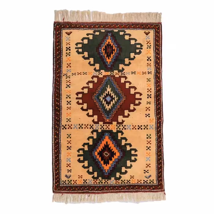 فرش دستباف دو متری طرح خراسان کد 40205810