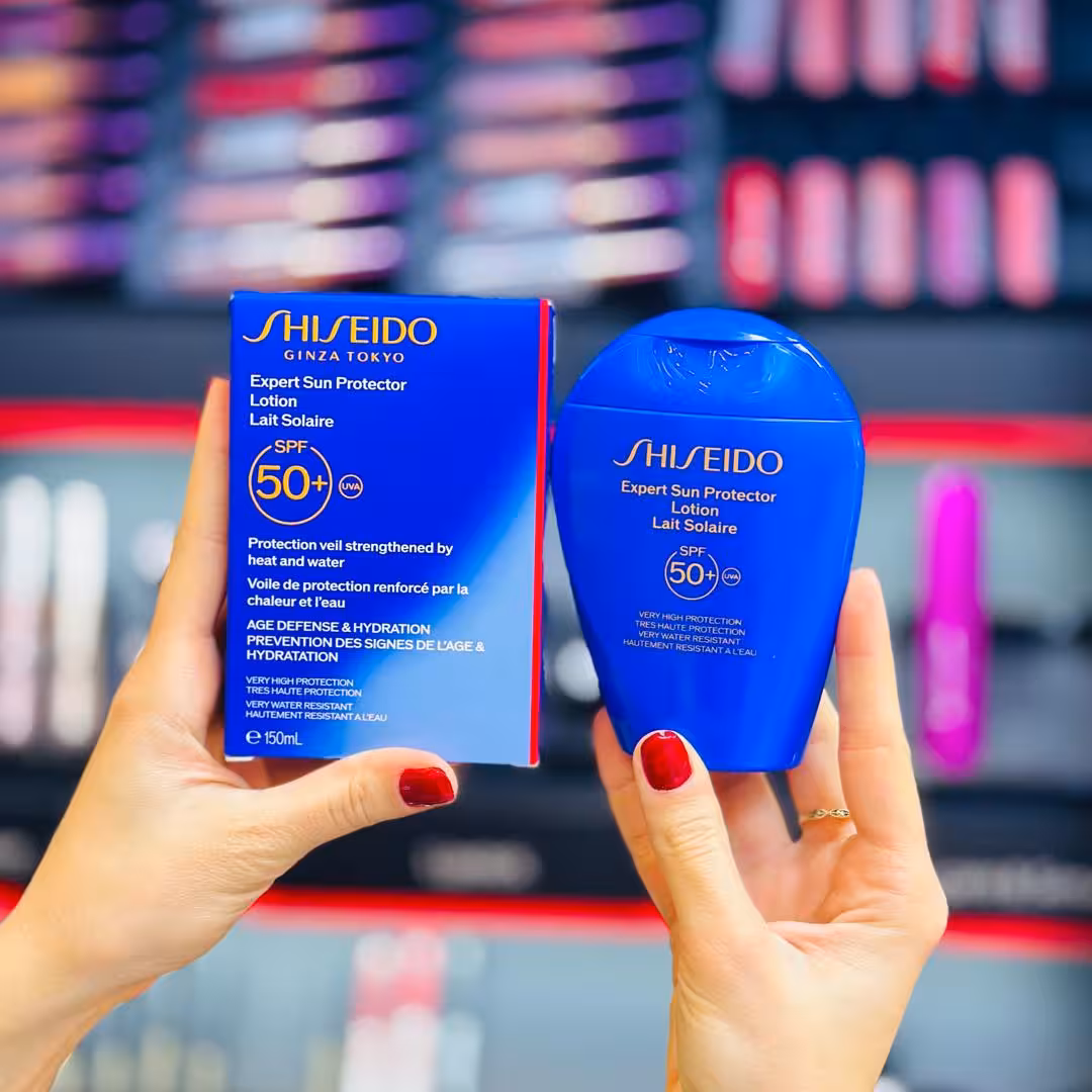 لوسیون ضد آفتاب صورت و بدن SPF50  شیسیدو اصل