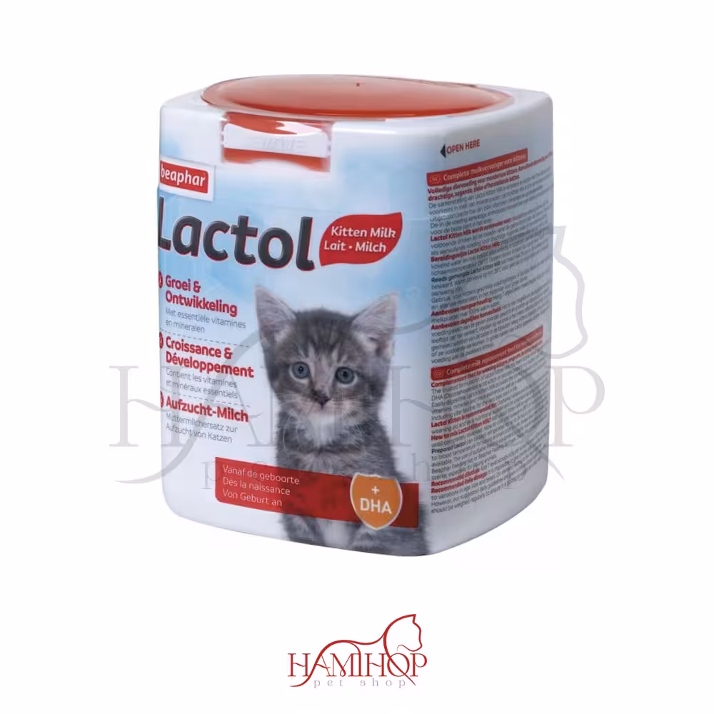 شیر خشک بچه گربه بیفار مدل Lactol وزن 500 گرم