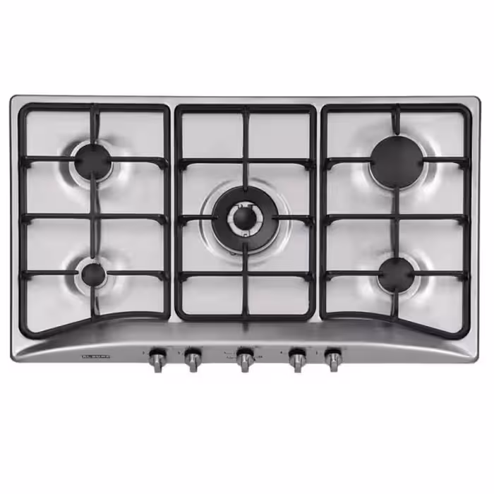 اجاق گاز رومیزی پنج شعله‌ مدل S5904 استیل البرز