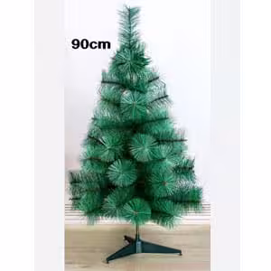 درخت کاج کریسمس سوزنی سبز 90 سانتی متر