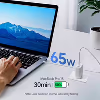 شارژر دیواری 65 وات سه پورت نیبیوا مدل GaN