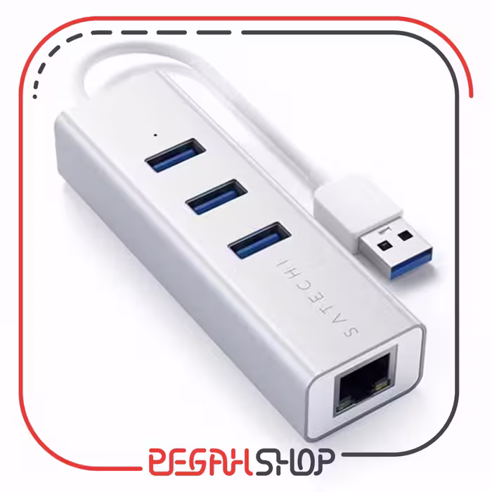 هاب USB 3.0 سه پورت و مبدل شبکه مدل UE330 از برند TP Link