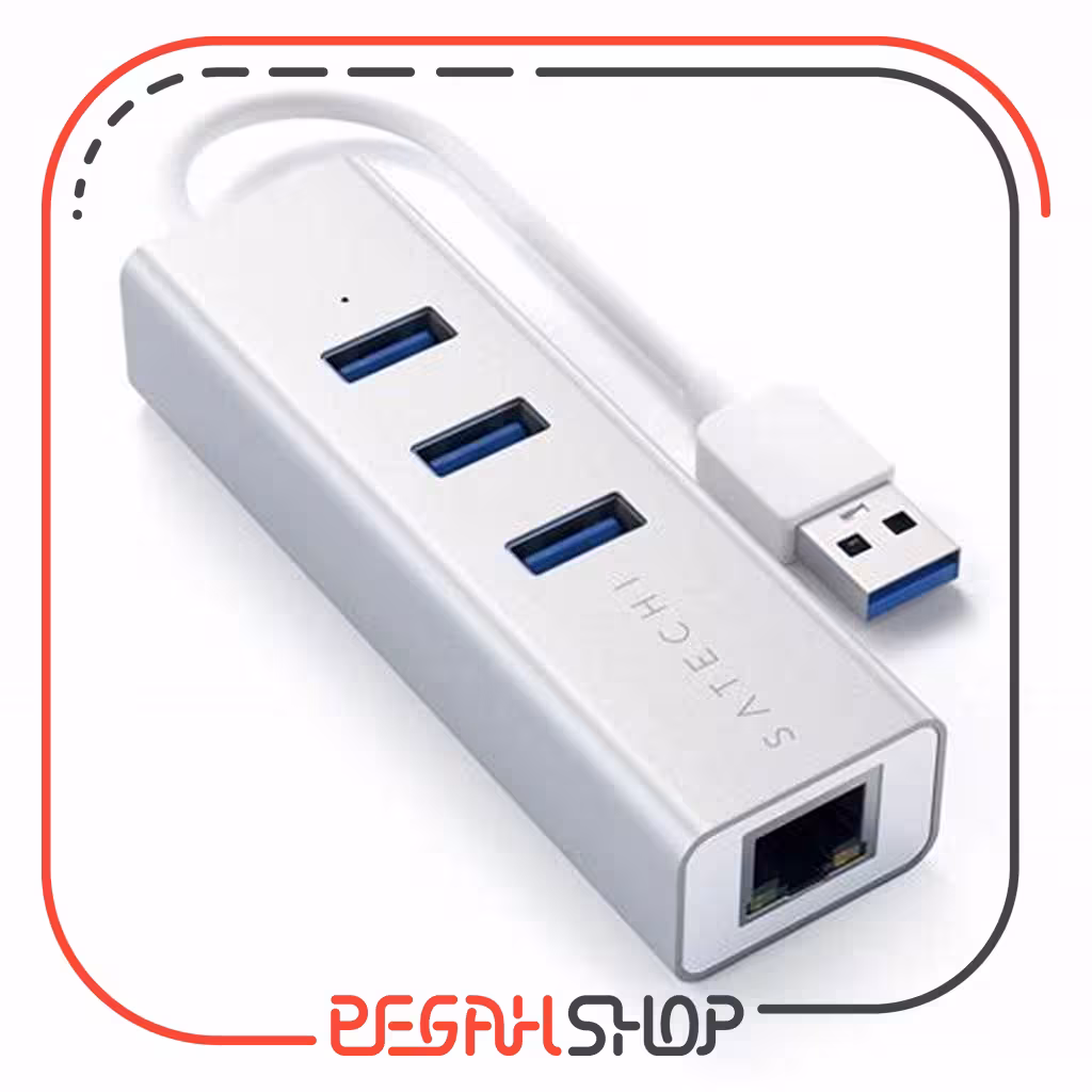 هاب USB 3.0 سه پورت و مبدل شبکه مدل UE330 از برند TP Link