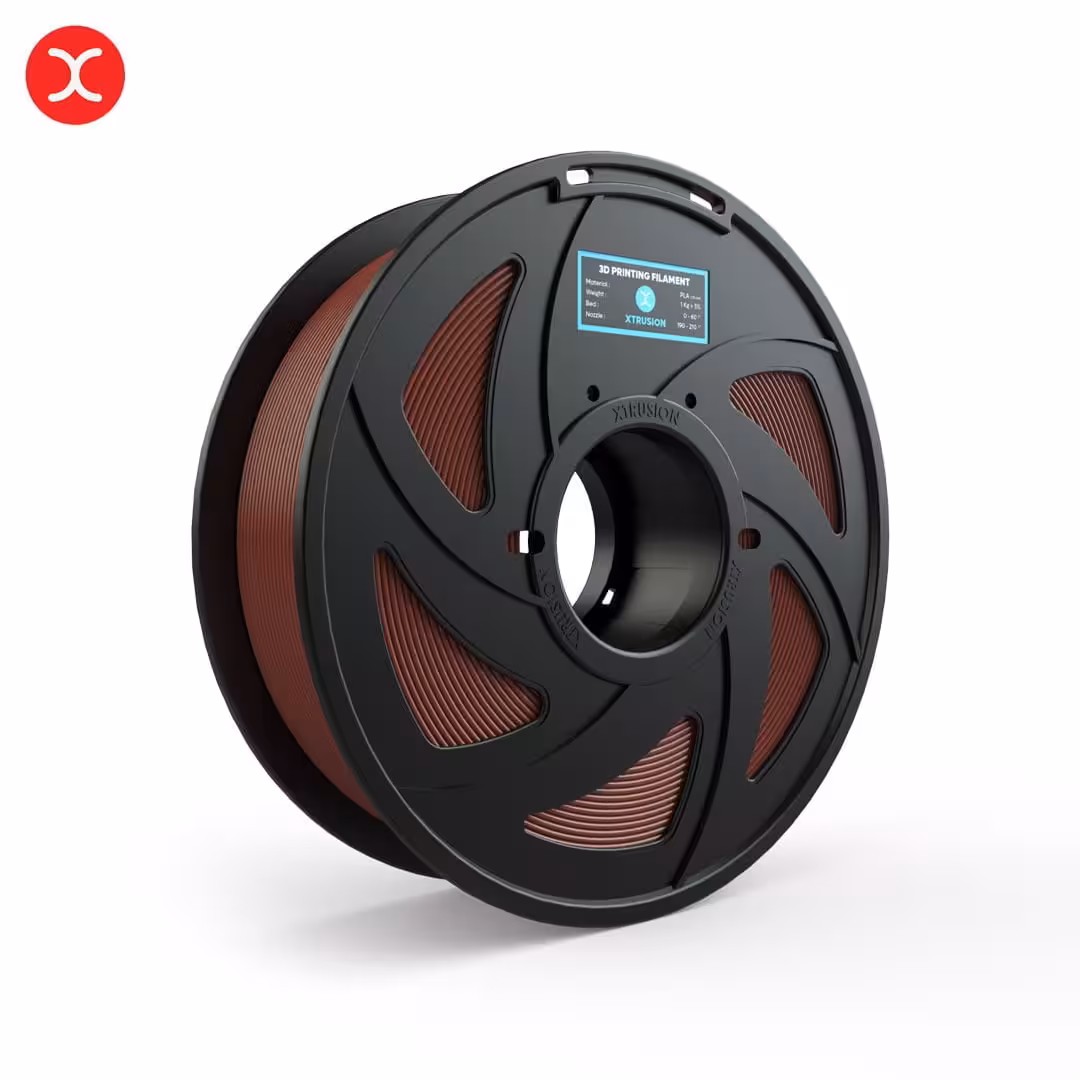 فیلامنت  PLA ایکستروژن قهوه ای قطر 1.75 یک کیلوگرمی ( Xtrusion Filament)