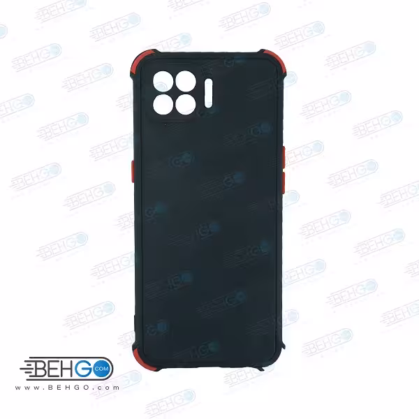 قاب اپو A93 کاور مدل ژله ای دکمه رنگی محکم ضد ضربه با محافظ لنز دوربین گوشی OPPO A93 2020