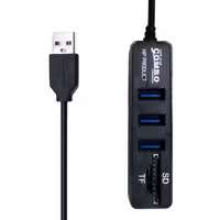 هاب USB 2.0 سه پورت Xp مدل X834 Combo