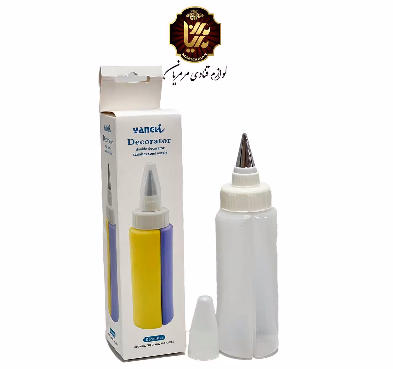 خامه ریز پمپی 2 رنگ