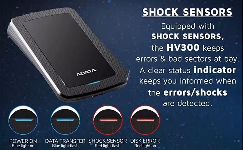 هارد اکسترنال ای دیتا مدل HV300 4TB