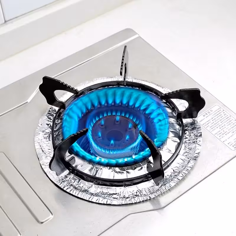 فویل دور شعله گاز گرد بسته 10 عددی | amazonchi