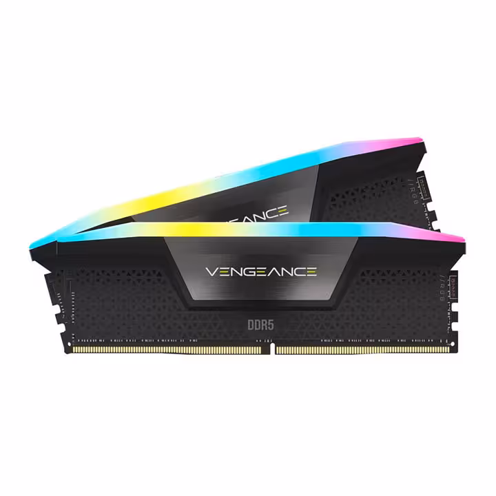 رم کامپیوتر Corsair Vengeance RGB DDR5 32GB 6000MHz CL36 Dual