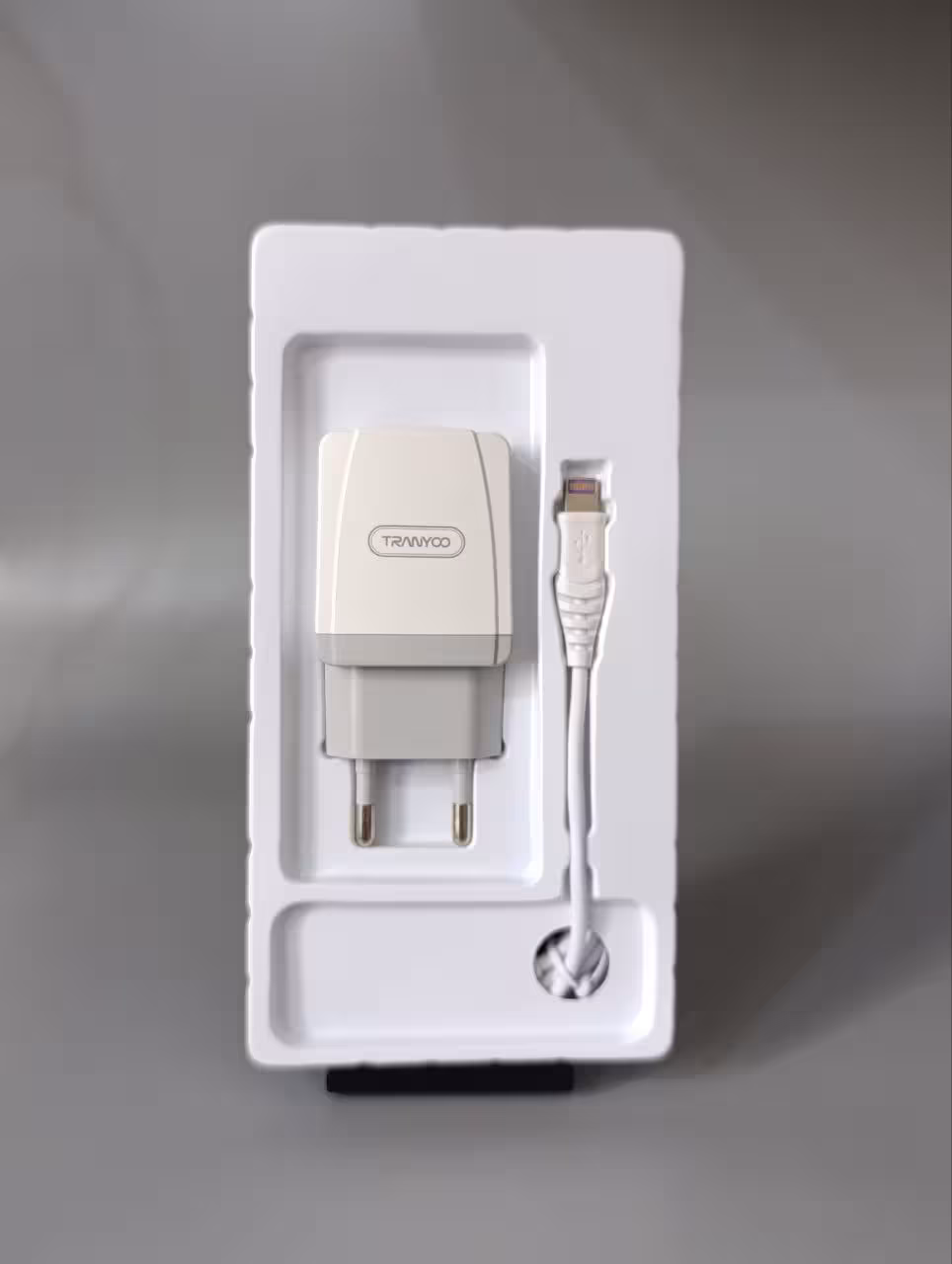 آداپتور شارژر ترانیو TRANYOO T-V40 IPhone 2 In 1