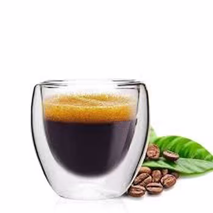 شات قهوه خوری دوجداره بدون دسته