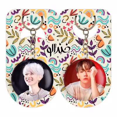 جاکلیدی خندالو مدل بکهیون گروه EXO کد 1362213621 مجموعه 2 عددی