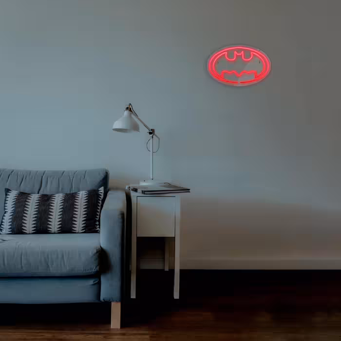 چراغ دیواری نئون دیزاین طرح Batman_RD