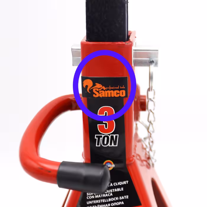 خرک خودرو سامکو مدل دنده ای کد YP-3000KG ظرفیت 3 تن مجموعه 2 عددی