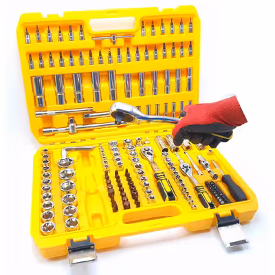 مجموعه 172 عددی  آچار بکس جغجغه ای مدل OK-172S