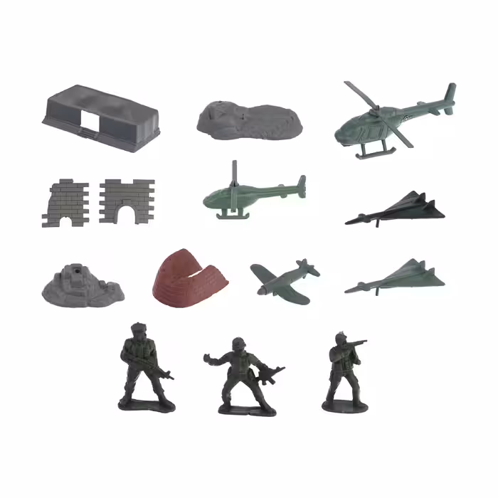 اسباب بازی جنگی مدل سرباز و پادگان کد 1 مجموعه 31 عددی
