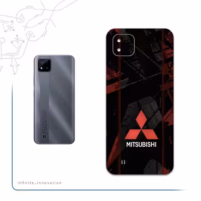 برچسب پوششی ماهوت مدل Mitsubishi-Motor مناسب برای گوشی موبایل ریلمی C11 2021