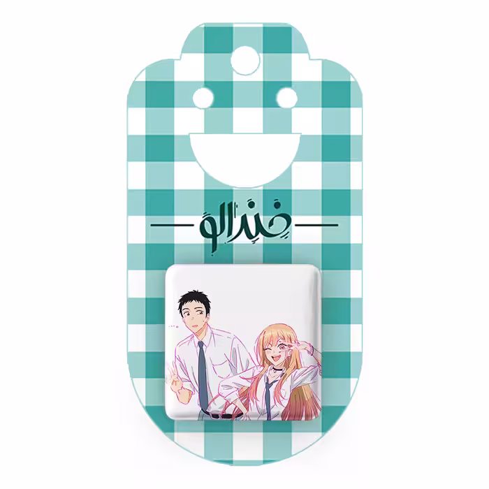 پیکسل خندالو مدل مارین و گوجو انیمه دارلینگ در فرنکس کد 12926