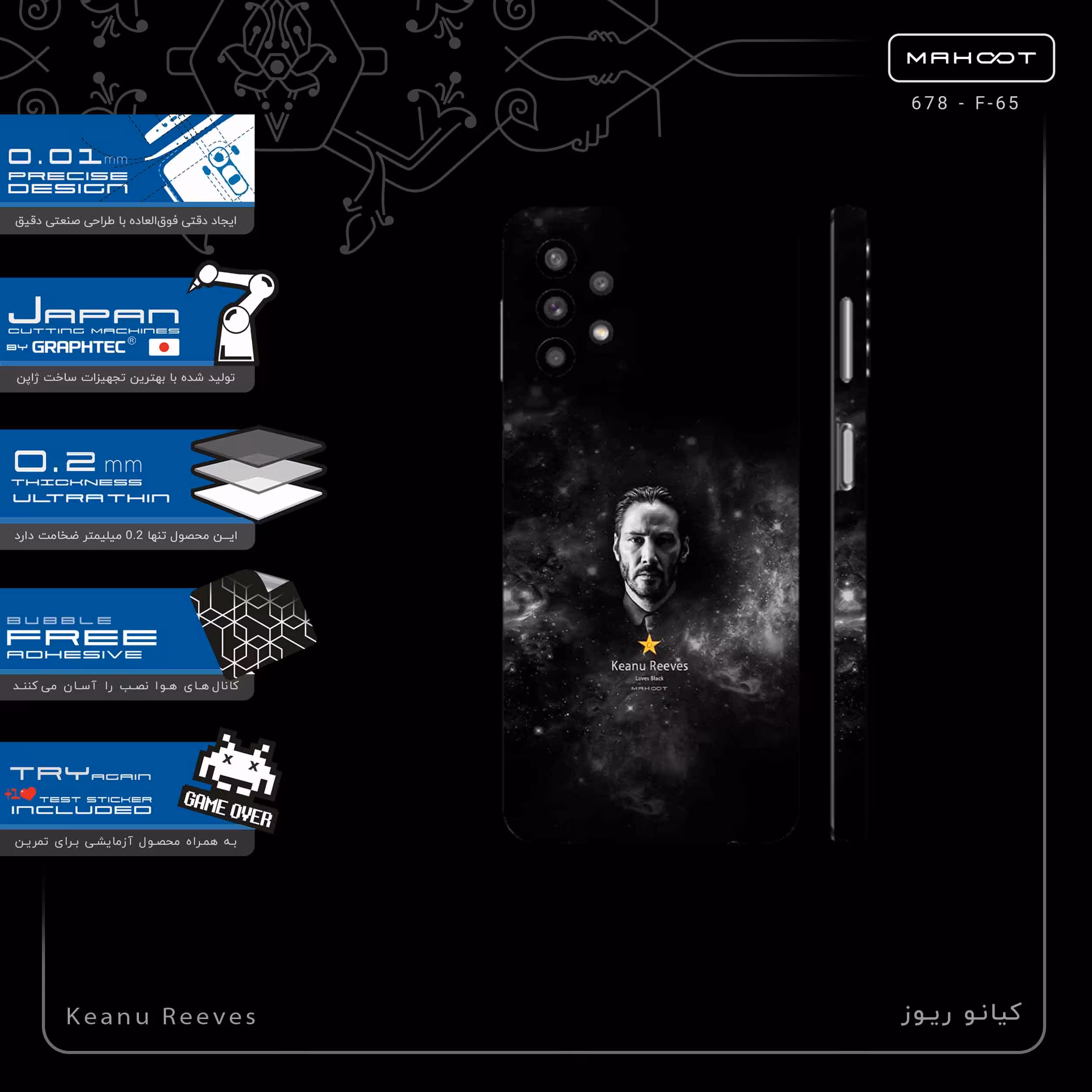 برچسب پوششی ماهوت مدل Keanu Reeves-FullSkin مناسب برای گوشی موبایل سامسونگ Galaxy A32 5G