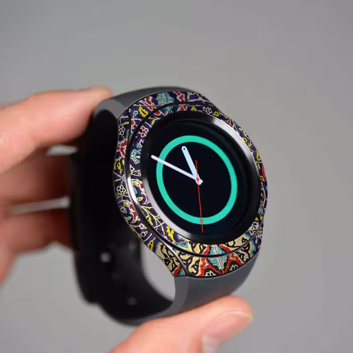 برچسب ماهوت طرح Iran_Tile6 مناسب برای ساعت هوشمند سامسونگ Galaxy Gear S2
