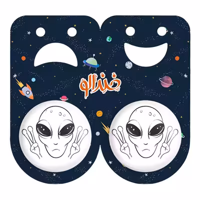 پیکسل خندالو مدل فضایی کد 1952 به همراه مگنت