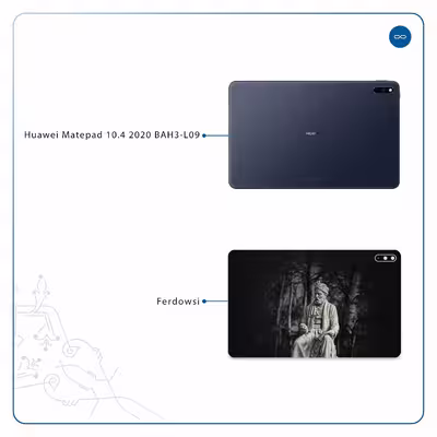 برچسب پوششی ماهوت مدل Ferdowsi-Logo مناسب برای تبلت هوآوی Matepad 10.4 2020 BAH3-L09