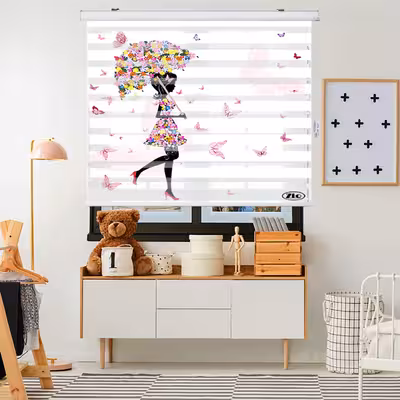  پرده زبرا زیو مدل K3135 سایز 100x280 سانتی متر