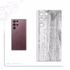 برچسب پوششی ماهوت مدل White-Wood مناسب برای گوشی موبایل سامسونگ Galaxy S22 Ultra 5G