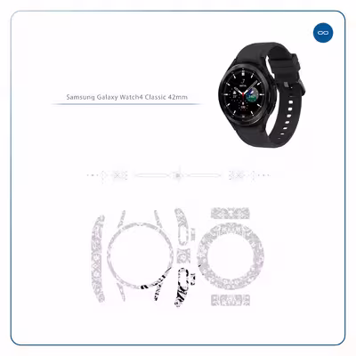 برچسب ماهوت طرح Nastaliq 1 مناسب برای ساعت هوشمند سامسونگ Watch4 Classic 42mm