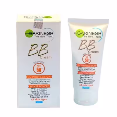 کرم ضد آفتاب رنگی BB گارنیه مدل SPF50 مناسب انواع پوست حجم 50 میلی لیتر