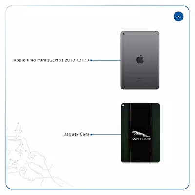 برچسب پوششی ماهوت مدل Jaguar Cars مناسب برای تبلت اپل iPad mini (GEN 5) 2019 A2133